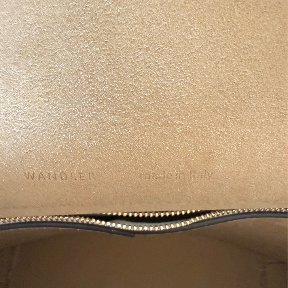 Wandler Shoulder Bag in Light Beige and Dark Trim - Picture 7 of 8